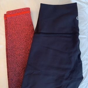 Lululemon speckled wunder under 28” size 4